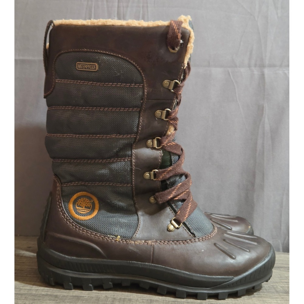 Timberland Earthkeepers Mount Holly Tall Duck Boots Womens Size 8.5 Waterproof